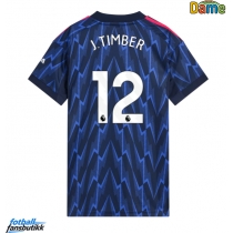 Arsenal Jurrien Timber #12 Bortedrakt Dame 2025-26 Kortermet